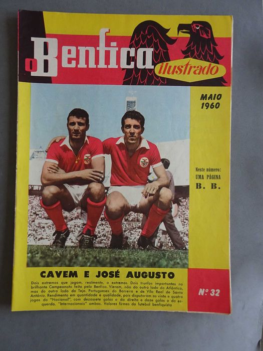 Revista O Benfica Ilustrado nº 32 ano 1960