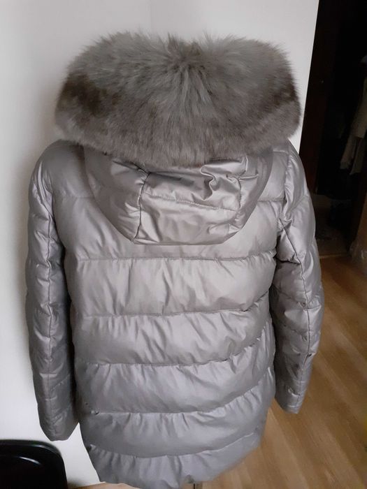 Kurtka puchowa z lisem