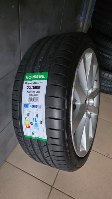 Felgi 18” 5x112 + nowe opony 2026r.  Skoda Octavia Volkswagen Golf Seat Leon