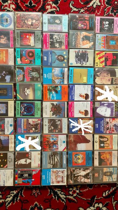 Kasety magnetofonowe, rock / rock progresywny