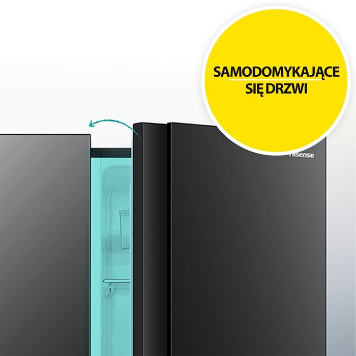 Lodówka Hisense.