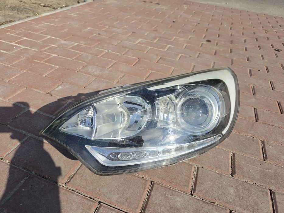 Reflektor lampa lewy przod kia rio 3 iii soczewka + led