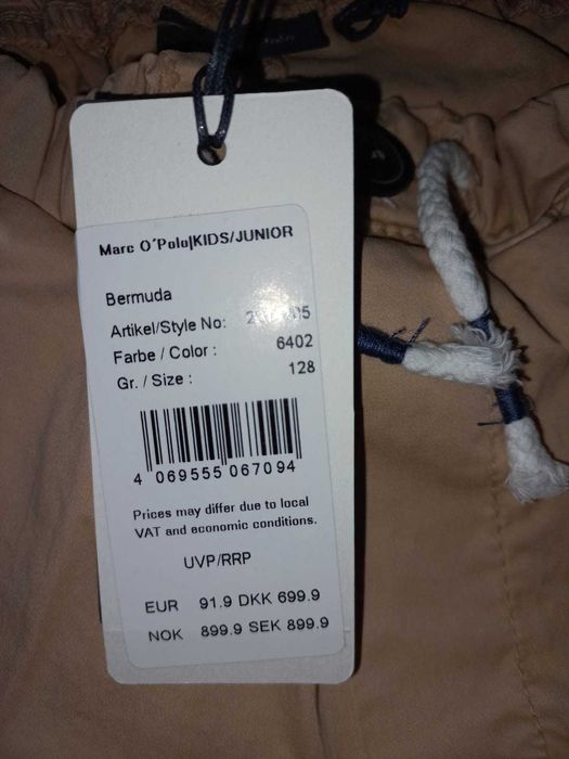 Nowe spodenki Marc O'Polo 128