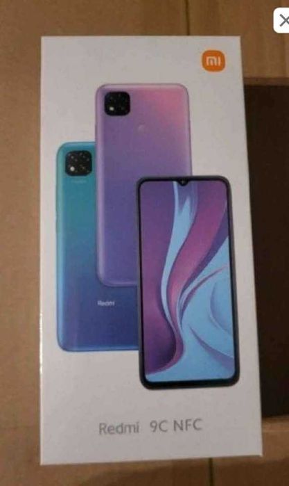 Xiaomi Redmi 9C NFC 2GB/32GB Midnight Gray NOWY+2 szkła hartowane+pokrowiec karbonowy