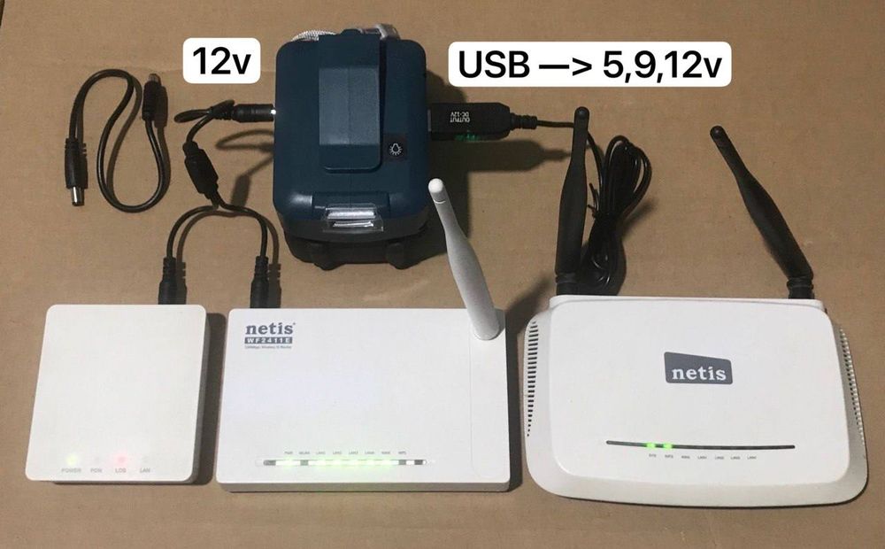 Адаптер ADP05 для акумуляторів Makita, mini UPS, QC 3.0, ліхтарик,typC