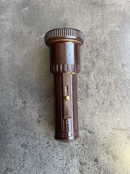 Latarka bakelitowa Zeiler Wehrmacht II wojna WH SS