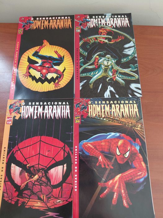 Coleção de livros de banda desenhada spidermam