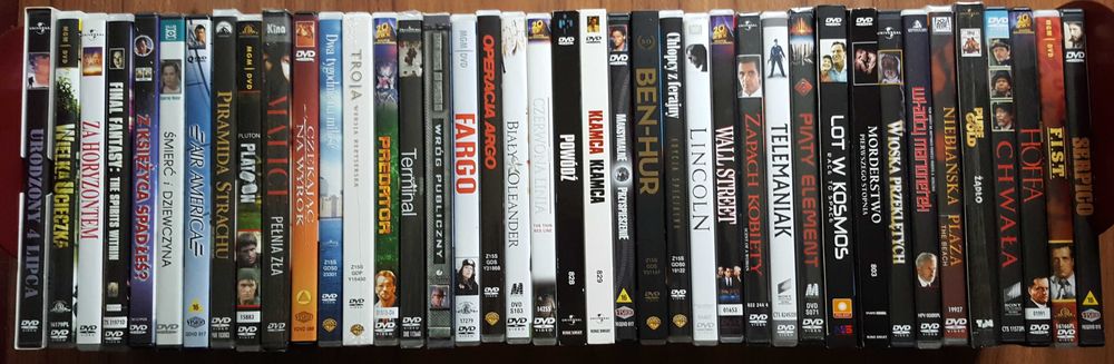 Zestaw filmów DVD *wydania pełne* DVD-box - jak NOWE