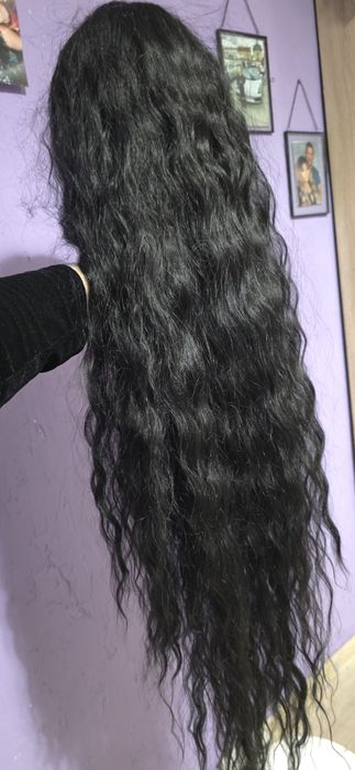 Peruka czarna lace front