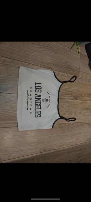 Shein crop top los Angeles nowy
