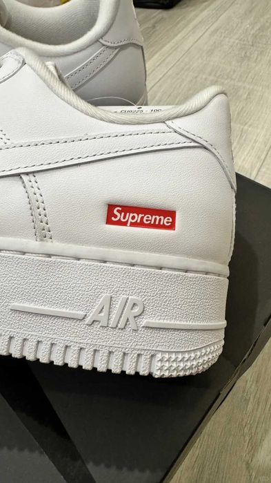 Nike Air Force 1 Low Supreme White R.46
