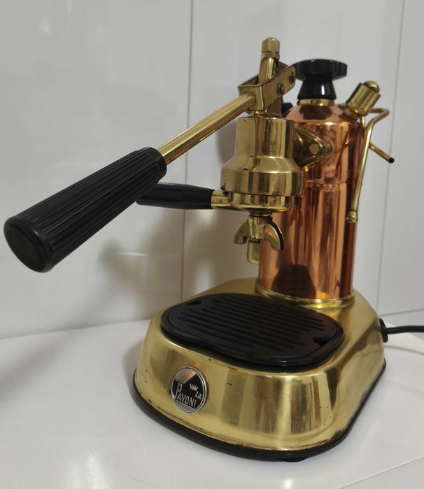 La Pavoni Professional máquina Espresso em funcionamento