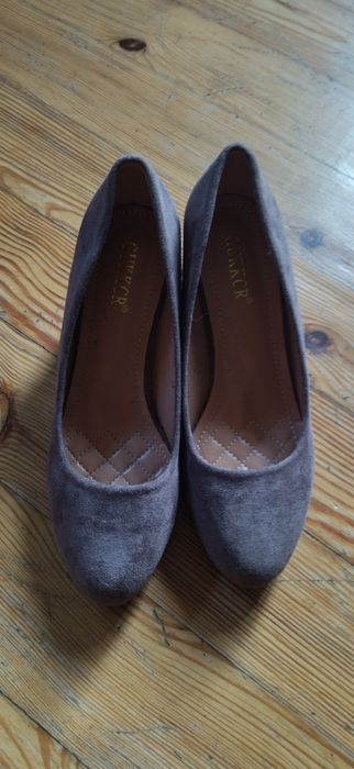 Туфли замшевые новые