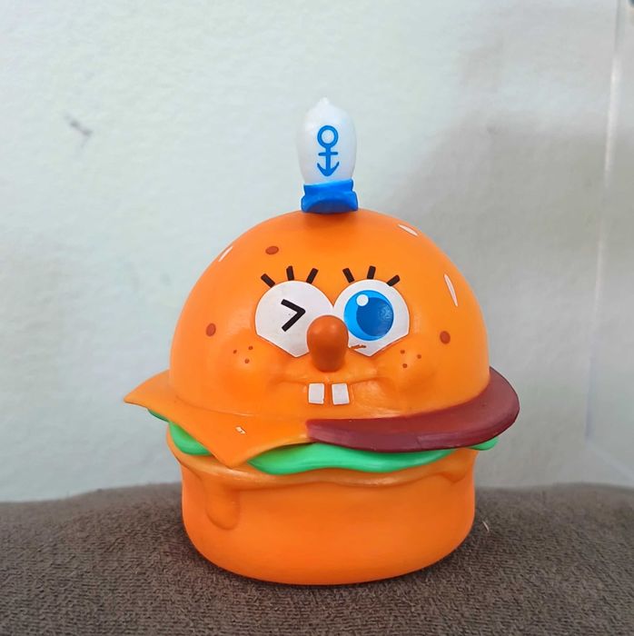 Figuras de hambúrguer do Bob Esponja (6 peças)