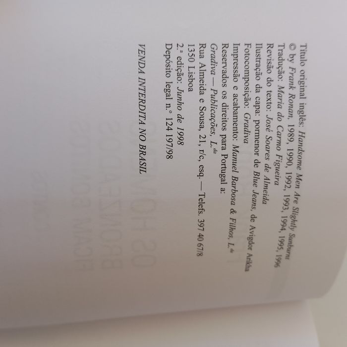 Os Homens Bronzeados Ficam Bonitos - Frank Ronan