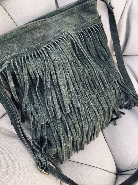 Torebka skóra frędzle Creole