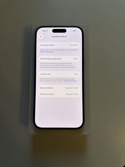 Iphone 15Pro 128gb 86% IDEALNY STAN