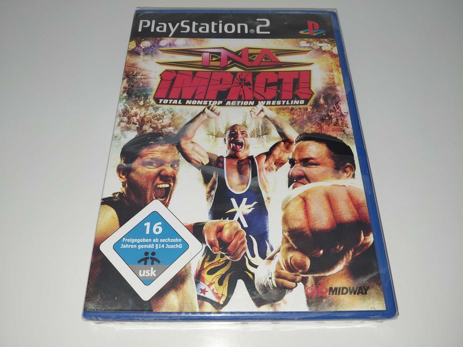 ps2 TNA IMPACT! TOTAL NONSTOP ACTION WRESLING gra nowa! folia! do kolekcji dla kolekcjonera
