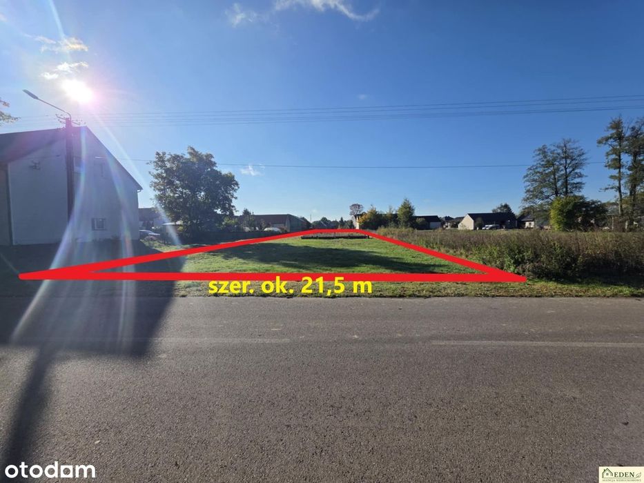 Okazja - Role, działka budowlana 1059 m²