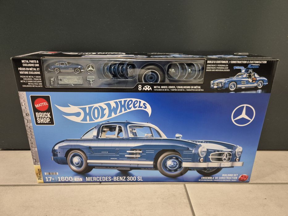 NOWE Mercedes-Benz 300 SL Gullwing - 1:12/1:64 Hot Wheels