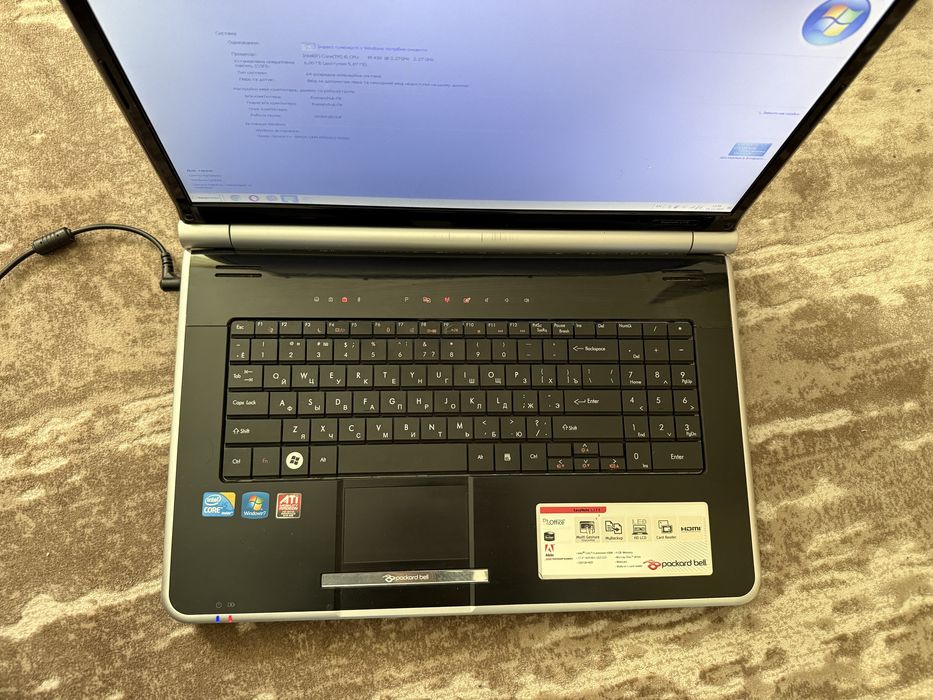 Ноутбук Packard Bell, Intel Core I5, 6 gb ram