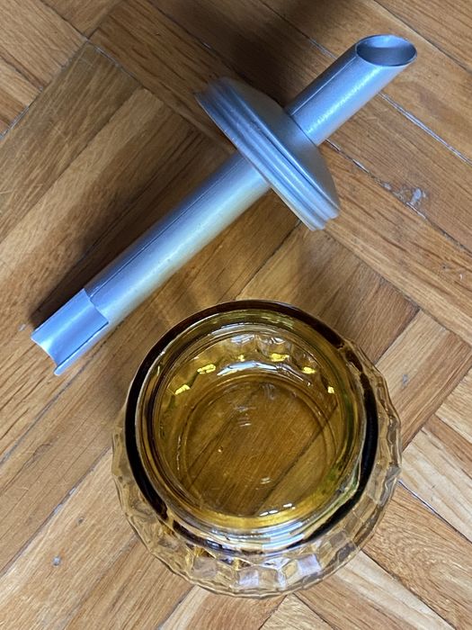 Cukiernica z dozownikiem PRL. Huta ząbkowice.