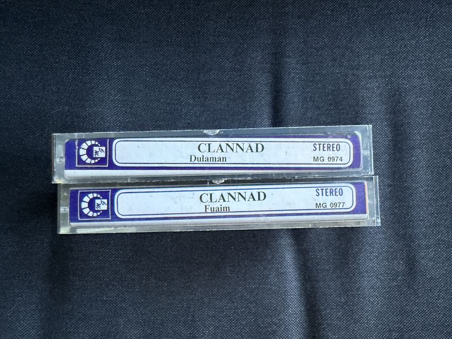 Kasety Clannad – Dulaman + Fuaim (folk / klimat / klasyka)
