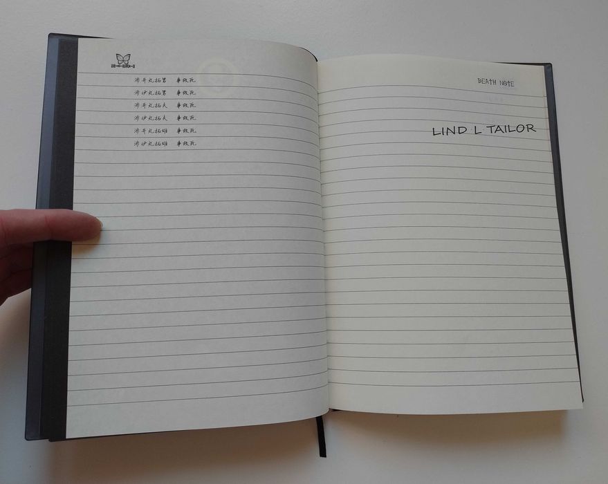 Death Note Cosplay Notebook anime notatnik notes