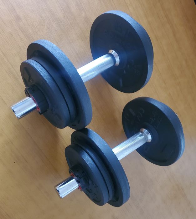Kit Halteres de Ferro Domyos Decathlon 20kg - Como Novos