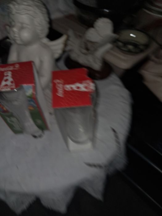 Seis copos coca cola