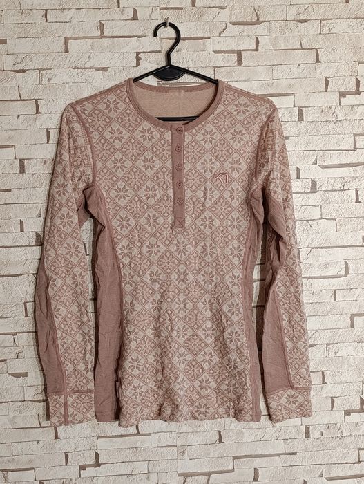 Nowa damska odzież termiczna Kari Traa Rosa wełna roz.S