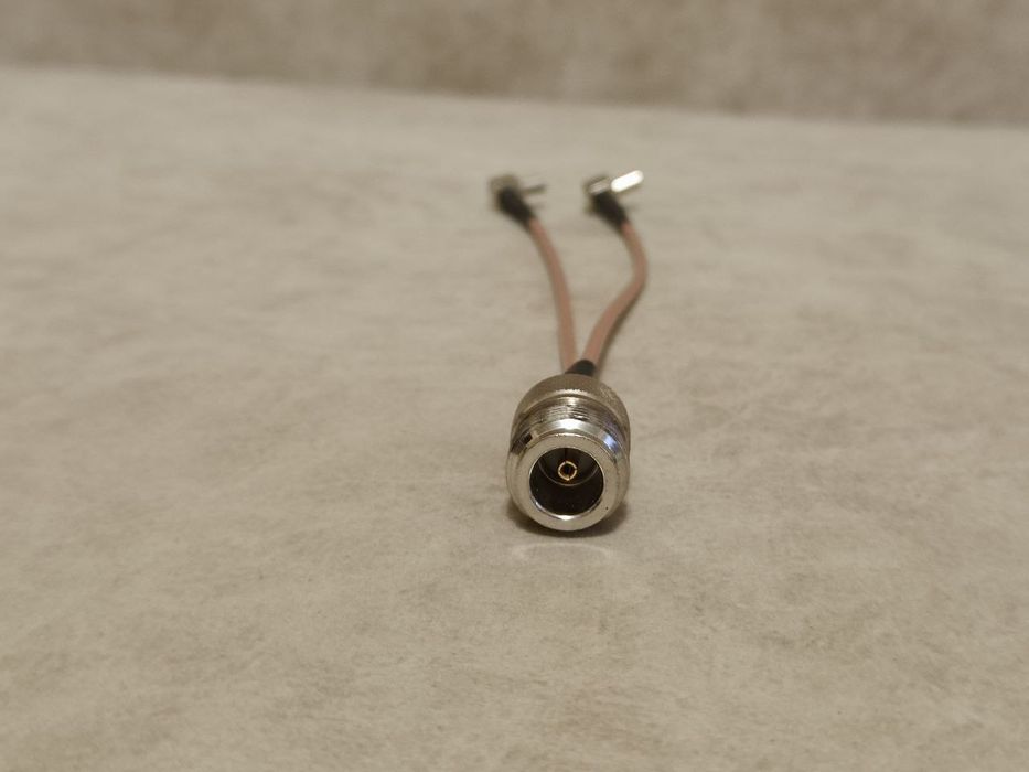 Двойной Пигтейл 2*TS9 - N-type(мама) - переходник, адаптер