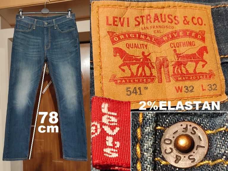 spodnie jeans LEVIS 541 W32 L32 pas 82 84 86 - 88 89 90 j. NOWE