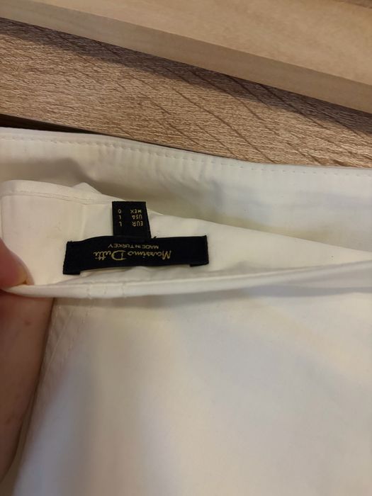 Юбка белая Massimo Dutti