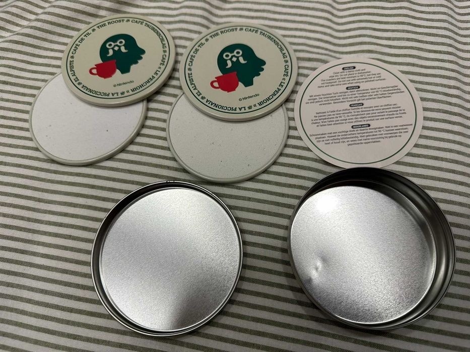 Conjunto de bases para copos Animal Crossing: New Horizons