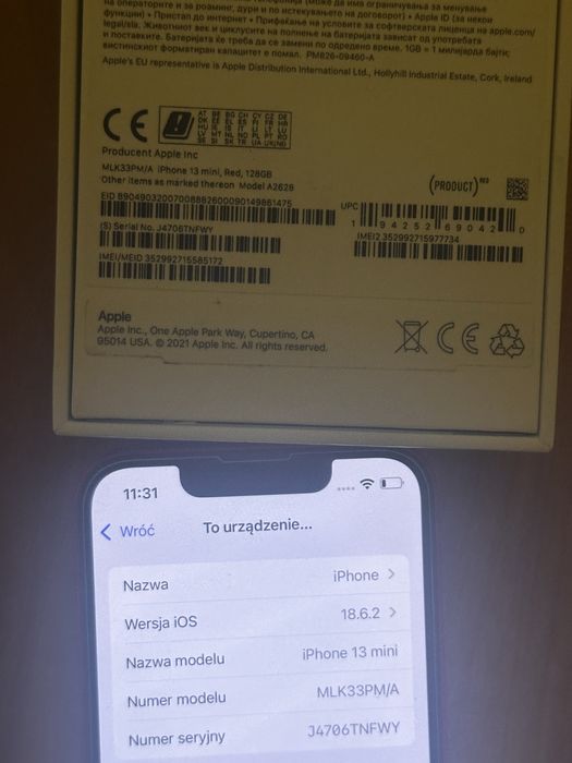 iPhone 13 mini 100% stan bardzo dobry