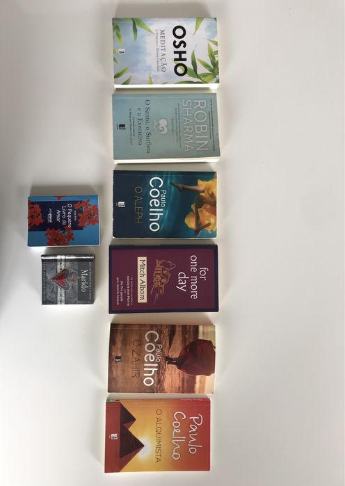Vários livros, clássicos, best-sellers em Português, Inglês e Espanhol