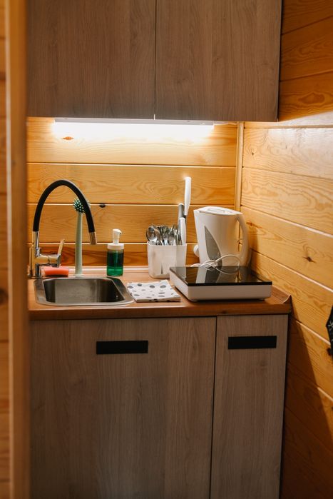 Domek z balią i jacuzzi na 6 osób, nad jeziorem, Kaszuby, Wieżyca, Ko