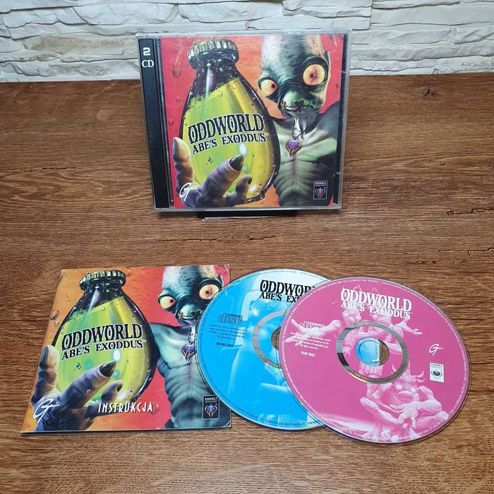 ODDWORLD: ABE'S EXODDUS + polska instrukcja z edycji big box PL/ENG
