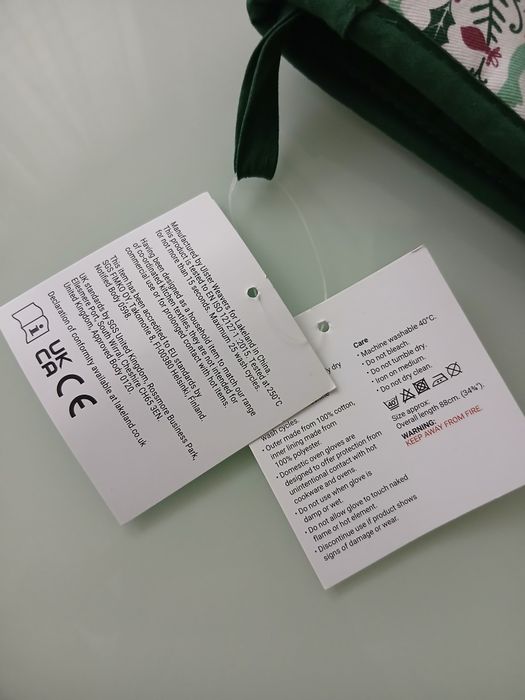 Кухонна рукавиця подвійна.