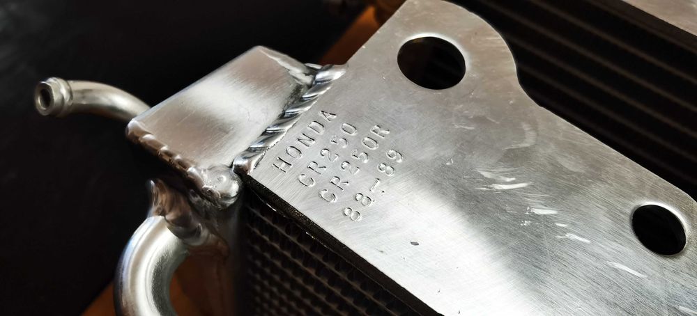 Radiadores Honda CR250 de 1988 até 1989 - Aluminio e Performance