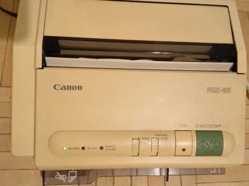kolekcjonerski japoński fax Canon fax Canon Fax-80 model H11096 Japan
