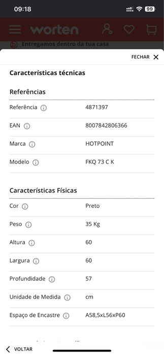 Forno eletrico hotpoint ariston