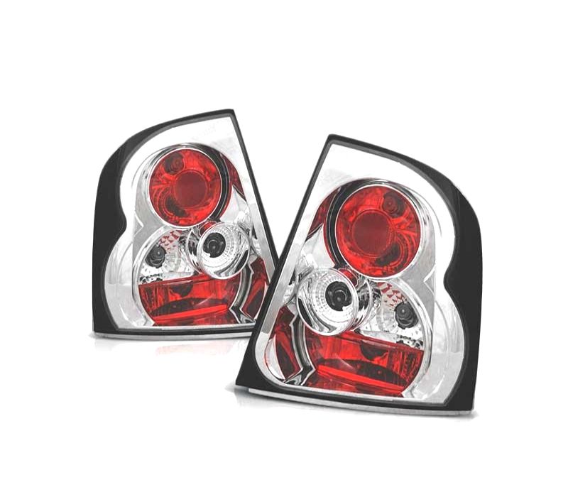 FAROLINS TRASEIRO PARA SKODA OCTAVIA 97-00 LIFTBACK CROMADOS LOOK LEXUS