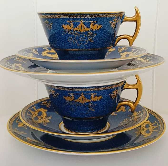**filiżanka „Royal Blue” porcelana Collingwood Bros 1924_1939