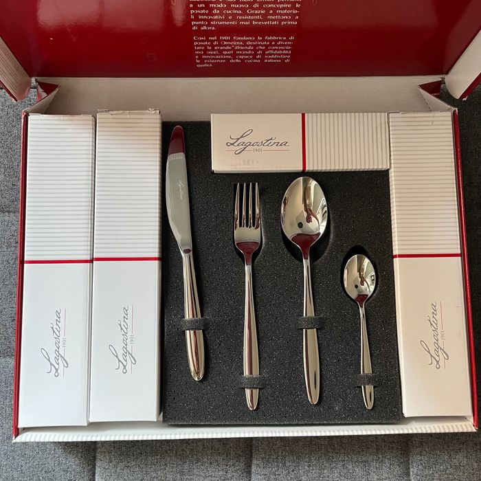 набір столових приборів на 6 персон lagostina італія