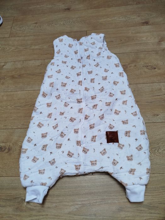 Śpiworek do spania muślinowy z nogawkami Infantilo