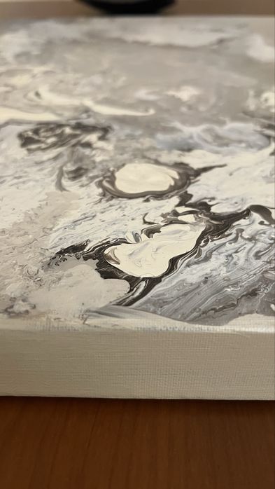 Tela acrilica abstrata 60*70cm