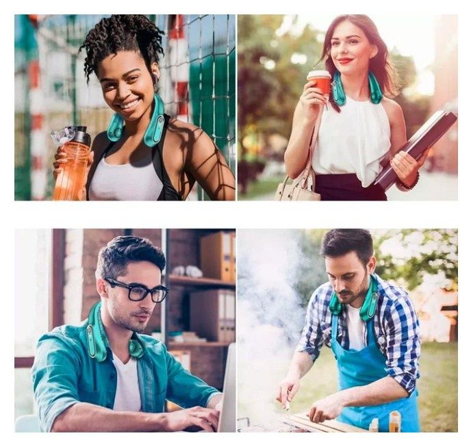 Портативний вентилятор на шию