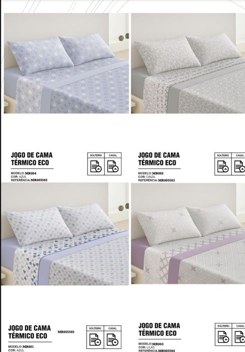 Jogo de cama Casal Lençóis de cama